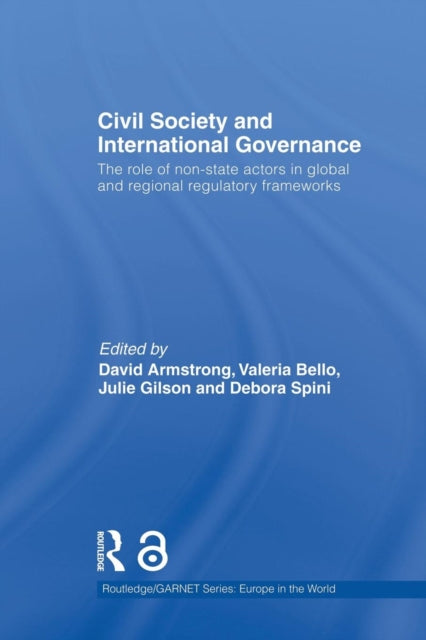 Book cover of: Civil Society and International Governance. By: Armstrong, David