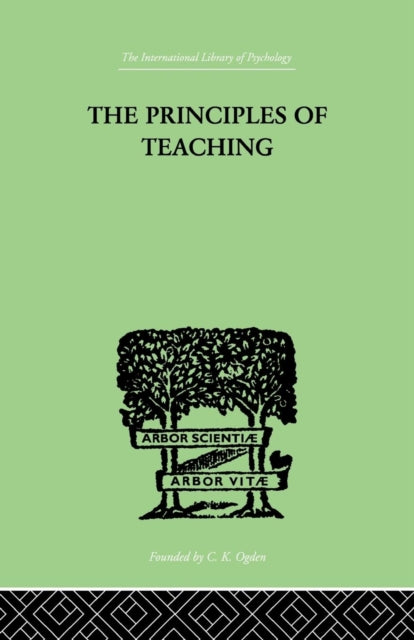 Book cover of: Principles of Teaching. By: Edward L. Thorndike