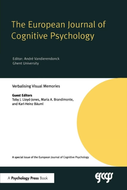 Book cover of: Verbalising Visual Memories. By: Toby J. Lloyd-Jones