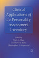 Book cover of: Clinical Applications of the Personality Assessment Inventory. By: Mark A. Blais