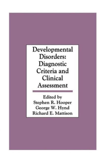 Book cover of: Developmental Disorders