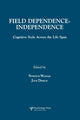 Book cover of: Field Dependence-independence. By: Seymour Wapner