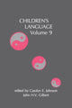 Book cover of: Children's Language. By: Carolyn E. Johnson