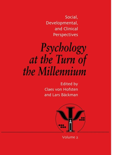 Book cover of: Psychology at the Turn of the Millennium, Volume 2. By: Lars Backman