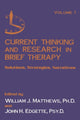 Book cover of: Current Thinking and Research in Brief Therapy