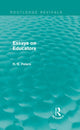 Book cover of: Essays on Educators (REV) RPD. By: R. S. Peters