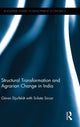 Book cover of: Structural Transformation and Agrarian Change in India. By: Srilata Sircar