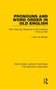 Book cover of: Pronouns and Word Order in Old English. By: Linda van Bergen