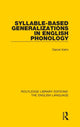 Book cover of: Syllable-Based Generalizations in English Phonology. By: Daniel Kahn