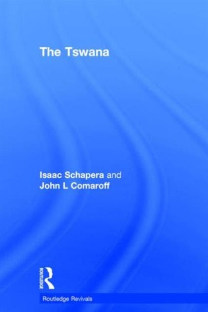 Book cover of: Tswana. By: Isaac Schapera