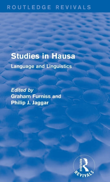 Book cover of: Studies in Hausa. By: Graham Furniss