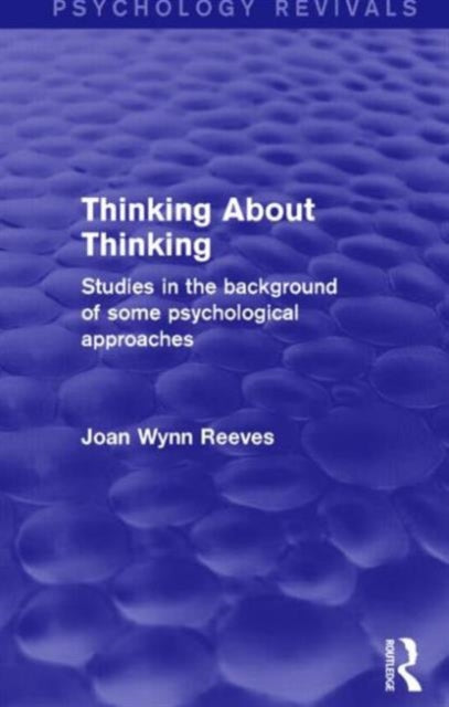 Book cover of: Thinking About Thinking. By: Joan Wynn Reeves