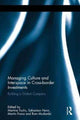 Book cover of: Managing Culture and Interspace in Cross-border Investments. By: Martina Fuchs