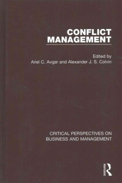 Book cover of: Conflict Management. By: Ariel Avgar