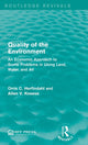 Book cover of: Quality of the Environment. By: Orris C. Herfindahl