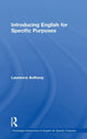 Book cover of: Introducing English for Specific Purposes. By: Laurence Anthony