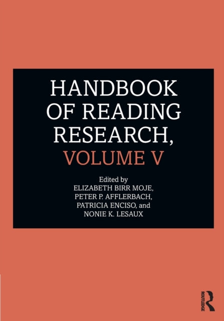 Book cover of: Handbook of Reading Research, Volume V. By: Elizabeth Birr Moje