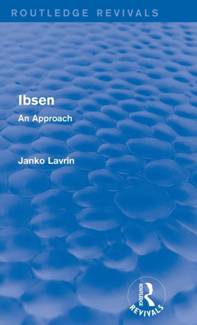 Book cover of: Ibsen. By: Janko Lavrin