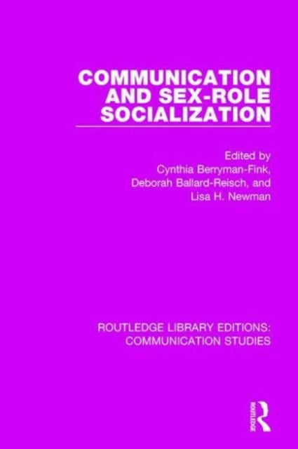 Book cover of: Communication and Sex-role Socialization. By: Cynthia Berryman-Fink