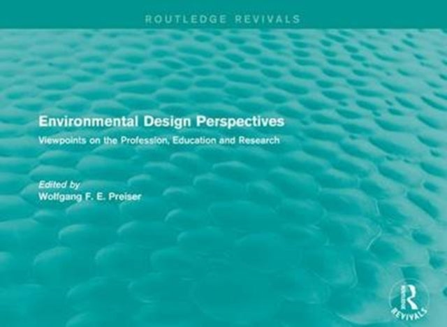 Book cover of: Environmental Design Perspectives. By: Wolfgang F. E. Preiser