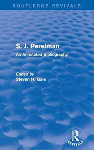 Book cover of: S. J. Perelman. By: Steven H. Gale