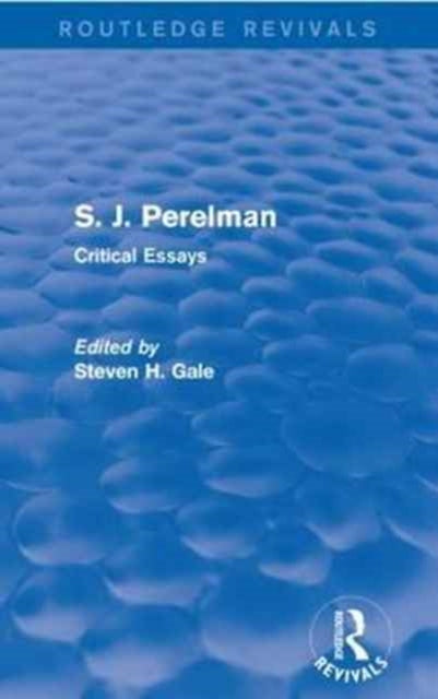 Book cover of: S. J. Perelman. By: Steven H. Gale