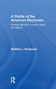 Book cover of: Profile of the American Electorate. By: Matthew L. Bergbower
