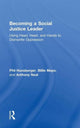 Book cover of: Becoming a Social Justice Leader. By: Phil Hunsberger