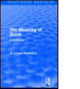 Book cover of: Meaning of Good. By: G. Lowes Dickinson