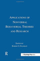 Book cover of: Applications of Nonverbal Behavioral Theories and Research. By: Robert S. Feldman