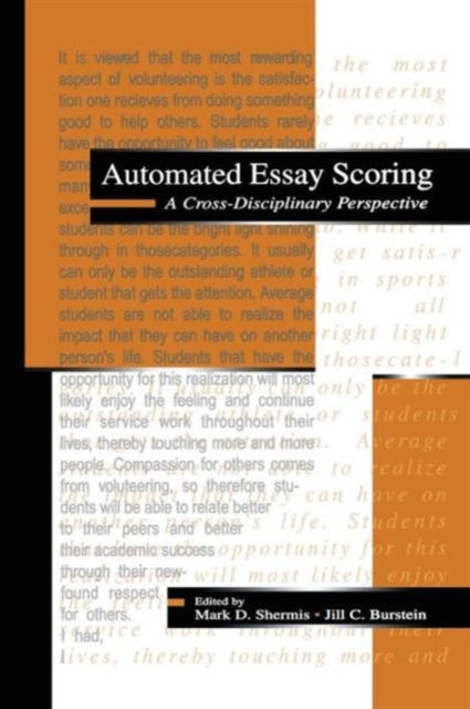 Book cover of: Automated Essay Scoring. By: Mark D. Shermis
