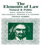 Book cover of: Elements of Law, Natural and Political. By: Thomas Hobbes