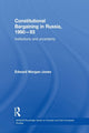 Book cover of: Constitutional Bargaining in Russia, 1990-93. By: Edward Morgan-Jones