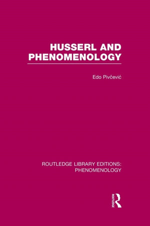 Husserl and Phenomenology