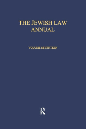 The Jewish Law Annual Volume 17