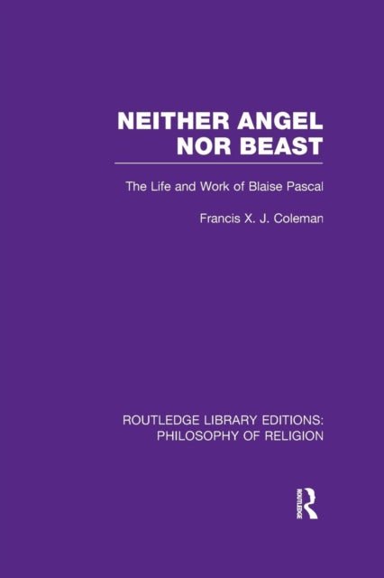 Book cover of: Neither Angel nor Beast. By: Francis X. J. Coleman