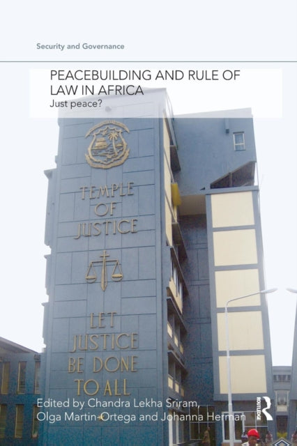 Book cover of: Peacebuilding and Rule of Law in Africa. By: Chandra Lekha Sriram