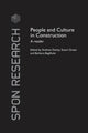 Book cover of: People and Culture in Construction. By: Andrew Dainty