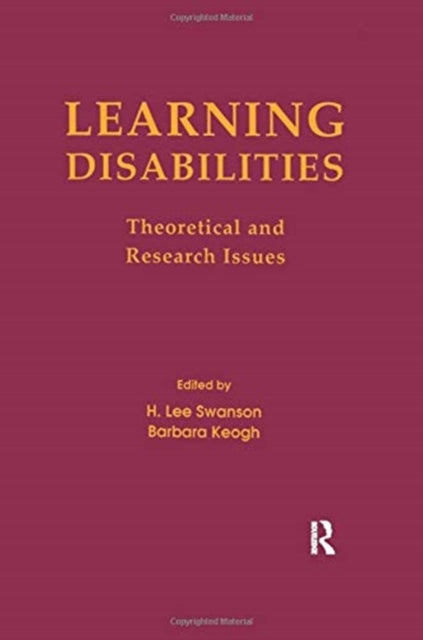 Book cover of: Learning Disabilities. By: H. Lee Swanson