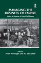 Book cover of: Managing the Business of Empire. By: Peter Burroughs