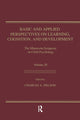 Book cover of: Basic and Applied Perspectives on Learning, Cognition, and Development