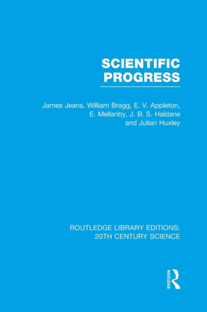 Book cover of: Scientific Progress. By: James Hopwood Jeans