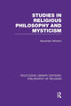 Book cover of: Studies in Religious Philosophy and Mysticism. By: Alexander Altmann