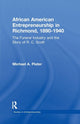 Book cover of: African American Entrepreneurship in Richmond, 1890-1940. By: Michael A. Plater