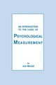 Book cover of: Introduction To the Logic of Psychological Measurement. By: Joel Michell