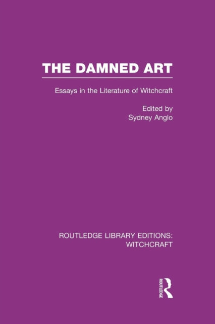 Book cover of: Damned Art (RLE Witchcraft). By: Sydney Anglo