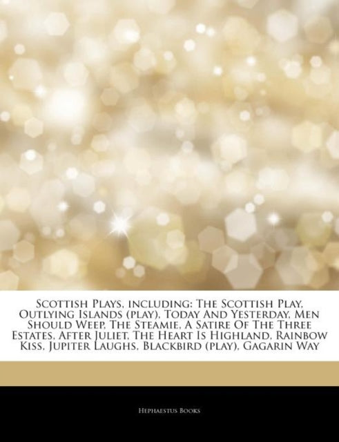 Book cover of: Articles on Scottish Plays, Including