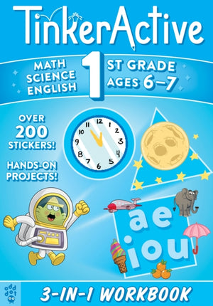 TinkerActive 1st Grade 3-in-1 Workbook