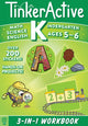 Book cover of: TinkerActive Kindergarten 3-in-1 Workbook. By: Megan Hewes Butler