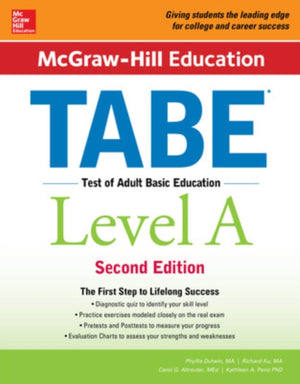 McGraw-Hill Education TABE Level A, Second Edition